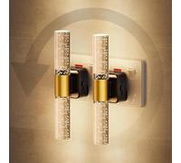 Emeritpro Plug in Night Light, Night Light Plug in Wall with Dusk to Dawn Photocell Sensor, Dimmable 0-100LM, Nnightlight Warm White 3000K, for Living Room, Kitchen, Hallway, Stairs, Bedroom, 2 Pack