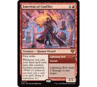 Emeritus of Conflict // Lightning Bolt (Foil) | Secrets of Strixhaven