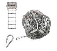 Emerncy Fire Escape Rope Ladder - 10M (32.8Ft) Flame Resistant Safe Ladder for Quick Evacuat, Portable and Fire Escape Solut for Home and Office