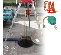 Emerncy Tr Kit with Winch & Fall Arrest - Heavy Du Hoist for Confined Spaces 1200/1800/2600lbs Derrick C Industrial Lifting Equint & Safe Harness System