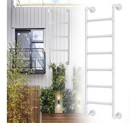Emerncy Window Well Ladder WallMounted Fire Escape Stairs Hanging Loft Ladder for Home Double Bunk Bed Climbing Stairs Safe & Escalera de Salida.