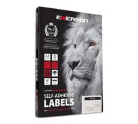 Emerson 70 x 30 mm, 27 Pieces/Sheet, 25 Sheets, A4 Universal self-Adhesive Labels, self-Adhesive Stickers for Labelling, Labels for Labelling, Stickers for Label Printing