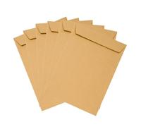 Emerson Envelopes DIN B5 Brown 176 x 250 mm 80 g Self-Adhesive Without Window Large Letter Format Paper Pack of 20