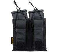 Emerson Open Top Double Pouch for large and small magazines - Black