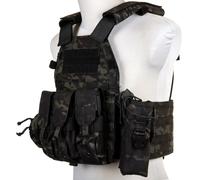 Emerson Plate Carrier 6094A Style Tactical Vest with pouch set - MultiCam Black