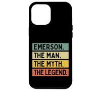 Emerson The Man The Myth The Legend Funny Personalized Quote Case for iPhone 12 Pro Max