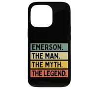 Emerson The Man The Myth The Legend Funny Personalized Quote Case for iPhone 13 Pro