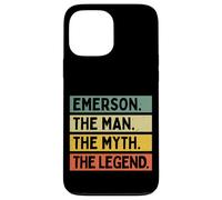 Emerson The Man The Myth The Legend Funny Personalized Quote Case for iPhone 13 Pro Max