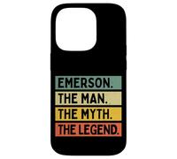 Emerson The Man The Myth The Legend Funny Personalized Quote Case for iPhone 14 Pro