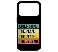 Emerson The Man The Myth The Legend Funny Personalized Quote Case for iPhone 17 Pro