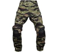 emersongear Gen3 Paintball Pants with Knee Pads,Military Combat Trousers Army Airsoft Combat BDU Pants Tiger Strip