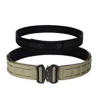 EMERSONGEARS Men's 2" Tactical MOLLE Belt with 1.75" Inner Loop Quick Release Metal Buckle Laser Cut Nylon Battle Duty for Airsoft Ranger Green L size