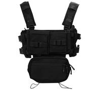 EMERSONGEARS MK3 Tactical Chest Rig Combat Micro Fight Chassis 5.56 Mag Pouch EM2961(Black)