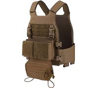 EMERSONGEARS Tactical Airsoft Vest - Adjustable Quick Release Modular MOLLE Combat Vest - Men's 500D Nylon Military Plate Carrier - Coyote Brown