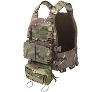 EMERSONGEARS Tactical Airsoft Vest Hunting Vest FCSK Vest Adjustable Quick Release Modular Molle Combat Vest Men's 500D Nylon Military Plate Carrier Vest for Airsoft Paintball Outdoor(Multi-Camo)