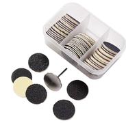 Emery Boards for Nails, 60 Pieces Professional Nail Files, Sanding Sheet, Home Pedicure Accessory for Friends, Spa, Kids, Travel, Salon, Seniors, Family, Wedding and Bridal, 2.5x2.5x0.1cm