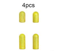 Emery Brazed Polishing Heads for Stone Grinding - 4-Piece Set for Marble, Granite & Engineering Stone, Dry/Wet Use, Gold