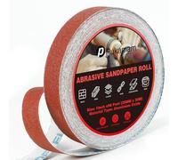 Emery Cloth Roll Set, Sandpaper Roll, 30 M 120 Grits Long Red Continuous Sandpaper Roll - Wet and Dry Emory Cloths for Polishing and Surface Treatment of Wood, Metal, Furniture