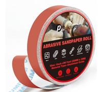 Emery Cloth Roll Set, Sandpaper Roll, 30 M 600 Grits Long Red Continuous Sandpaper Roll - Wet and Dry Emory Cloths for Polishing and Surface Treatment of Wood, Metal, Furniture