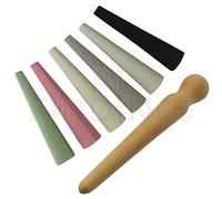 Emery cone sticks various grit rough fine jewellers hobby craft sand paper tool