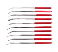 Emery Curved Files 10pcs 4x160mm Metal Stone