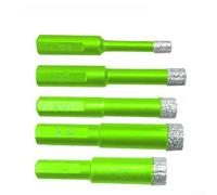 Emery Dry Drill Bits for Tile for granite Marble Porcelain Stoneware, | High-Precision Diamond Core Drills with Triangle Handle Anti-Slip Design for Angle Grinder and Hand Drill, 6-14mm(12mm)