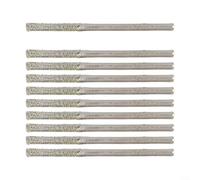 Emery For Glass Drill Bit Set 10PCS 0.8-2.5mm Head Diameters 2.35mm Shank for For Glass Bottle Jar Tile Porcelain Brick Vitrified Stone Drilling (10PCS 2.5mm)