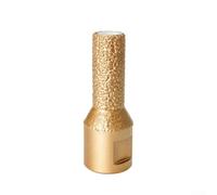 Emery Hole Opener Set For M14 Angle Grinder, 6-16mm Drill Bits For Marble For Tile Granite Concrete Wall, Gold Power Tool Accessories 60mm Length(14mm)