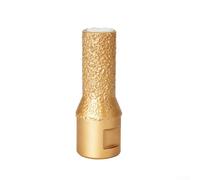 Emery Hole Opener Set For M14 Angle Grinder, 6-16mm Drill Bits For Marble For Tile Granite Concrete Wall, Gold Power Tool Accessories 60mm Length(16mm)
