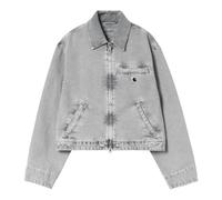 Emery Jacket Chalk Washed Canvas, female, Carhartt Wip, Denim Jackets, Gray, M, Jackets M