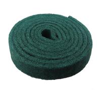 Emery Scouring Pad Roll 5.8M, Heavy Duty Nylon Abrasive Cleaning Strip for Rust Removal, Polishing Kitchen Stove Sink and Tile Floor, Green 7cm Width(7 CM X 5.8 Meters)