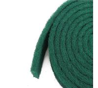 Emery Scouring Pad Roll 5.8M, Heavy Duty Nylon Abrasive for Rust Removal, Kitchen Stove Sink Floor Cleaning, Industrial Polishing Buffing Sheet Green(10 CM X 5.8 Meters)