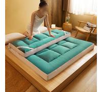 EMERZE Japanese Tatami Mattresses Non-Slip Foldable Roll Up Sleeping Tatami Floor Mat Soft Breathable Thick Futon Mattress Four Seasons Single And Double Mattress,003,90x200cm