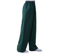EMERZE Tai Chi Pants Woman And Men Tai Chi Pants Bamboo Hemp Wu Shu Kung Fu Clothes Soft Comfortable Breathable Martial Arts Zen Meditation Traditional Wing Chun Uniform,003,M