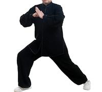 EMERZE Tai Chi Suit Men's & Women's Star Cotton Chinese Arts Uniform for Kungfu Taichi Zen Meditation Martial Comfortable and Soft Casual Wear,003,2xl