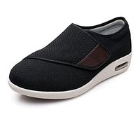 EMERZE Unisex Diabetic Slippers Velcro Adjustable Edema Swollen Extra Wide Indoor Anti Slip Orthopaedic Shoes,004,42EU
