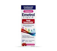 Emetrol Children's Non-Drowsy Nausea Relief - Liquid Nausea Medicine for Upset Stomach - Nausea Relief for Kids - Mixed Berry Flavor - 4fl oz