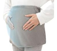 EMF Anti-Radiation Adjustable Belly Band, 5G Anti-Radiation Pregnancy Clothes, Silver Fiber Apron,Silver,XL