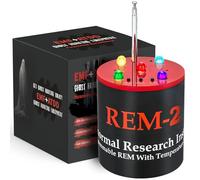 EMF+ATDD Ghost Hunting Equipment, Paranormal Surveillance - Professional EMF & Temperature Detector, 40% More Sensitive Antenna, 5-Level Adjustable, Auto Calibration (Upgraded Version)