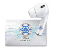 EMF Blocker for Headphones - Lab Tested EMF Shield Sticker for AirPods, Wireless Earbuds (5mm-8mm Size Fit) - Reduce Electromagnetic Wave from Cell Phone & Devices, Made in USA (White, 1 Pair)
