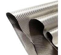 EMF Blocker Material Faraday Fabric-EMI RFID/RF Shielding Material Fabric Anti-Radiation RF Blocking Material EMI Shielding Micro-Wave Oven,Router Blocks,Curtains,Blanket,silver-5m