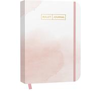 EMF Edition Michael Fischer Bullet Journal, 224Pages, Watercolor Rose, Dotted Grid, Numbered Pages, Index, Future Log, Closure Strap, Ribbon Marker, A5, 1 Unit