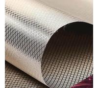 EMF Fabric Soft EMF Protection Faraday Fabric Radiation Protection Fabric Shields RFID, Bluetooth, WiFi, GPS Easy Cut DIY,silver-7x1.1m