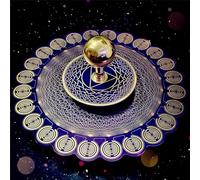 EMF Protection Disk, 9.4in Multi Wave Oscillator Tesla Coil, Schumann Wave Generator, USB Charging for Meditation and Harmonic Balancing