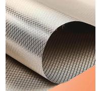 EMF Protection Faraday Fabric EMF Fabric Cloth RF Blocking Fabric EMF Blocker Fabric Radiation Shielding Radiowave Microwave,silver-7x1.1m