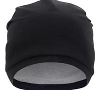 EMF Protection Hat, Anti Radiation Stretch Beanies Cap, EMF RF Radiation Shielding Silver Fabric, High Shielding Efficiency 99.99%,Black,one size