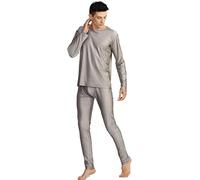 EMF Protection Men's Clothing, RF Shielding Anti-Radiation Emf Protection Clothing, Silver Fiber Long-Sleeved Underwear Household Casual Wear,Long Sleeveunderwear,3XL