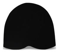 EMF Protection Nightcap, Microwave Radiation Blocking Stretch Skull Cap, Breathable Silver Fiber Beanies Cap,Black,Women