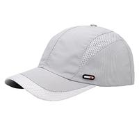 EMF Radiation Protection Baseball Cap, Anti Radiation Breathable Mesh Hat, Effective Shielding Electromagnetic Blocking 5G WiFi Cell Towers Mobile Phone Signal ( Color : Gray (Internal half silver) ,