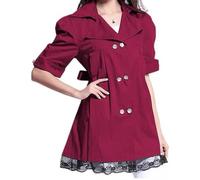 EMF Radiation Shield Jacket, Faraday Fabric Work Clothes for Women, Metal Fibre Anti-Radiation Clothing, Maternity Clothing,Purple,XL